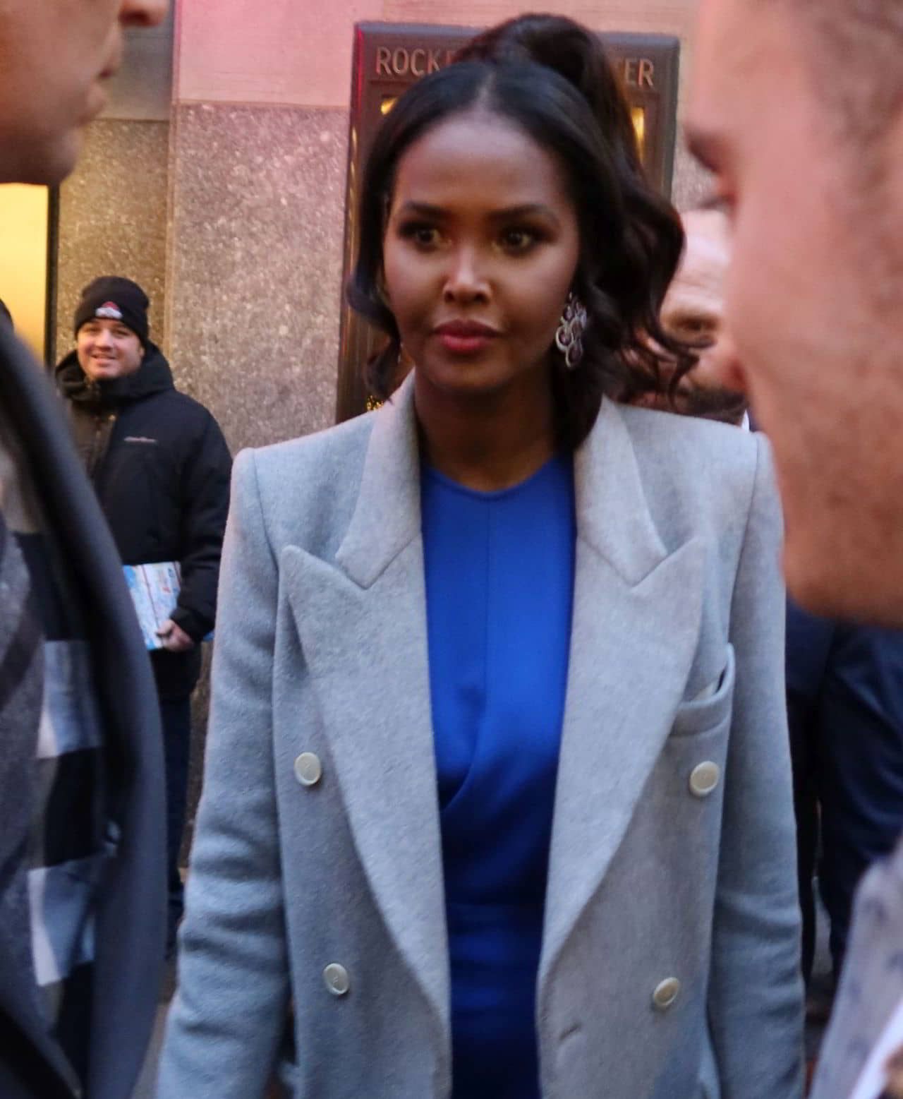 Ubah Hassan Exits NBC Studios in New York, December 20, 2023 - 1