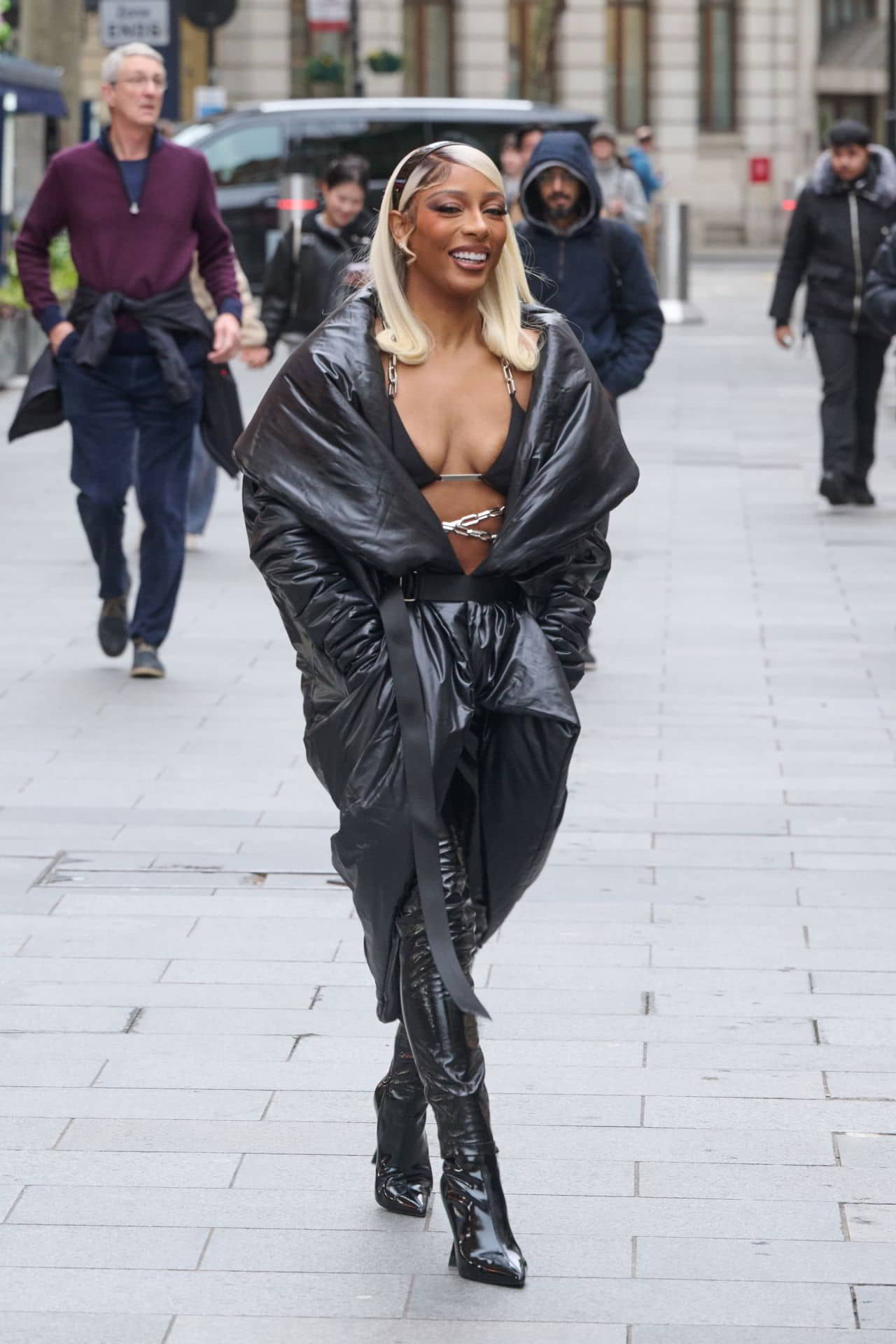 Victoria Monet Arriving at The Global Radio Studios in London, November 14, 2023 - 1