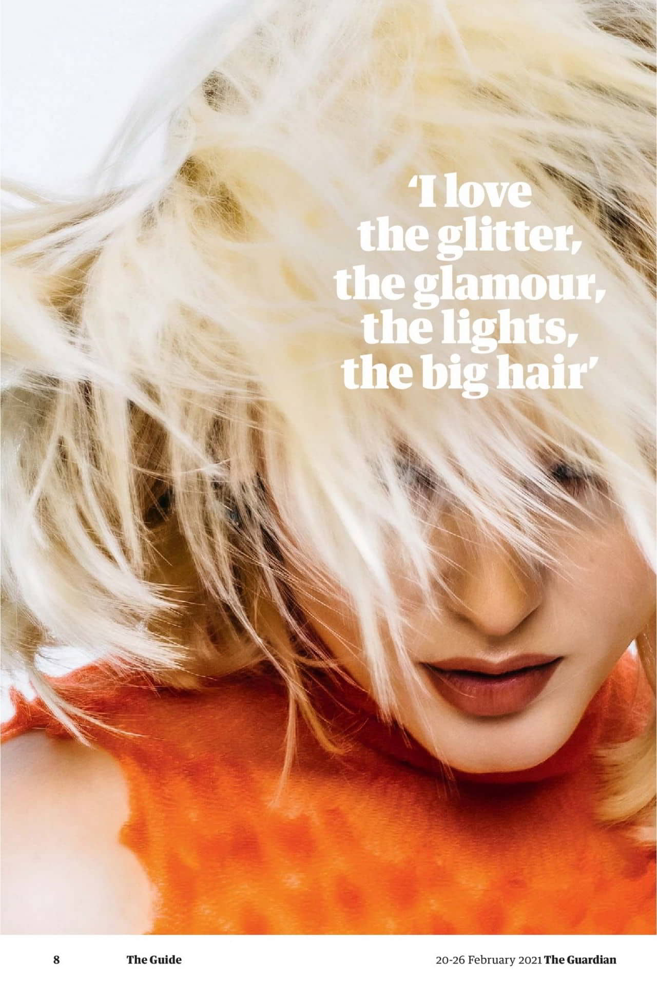 Zara Larsson for Guardian The Guide February 20, 2021 Issue - 1