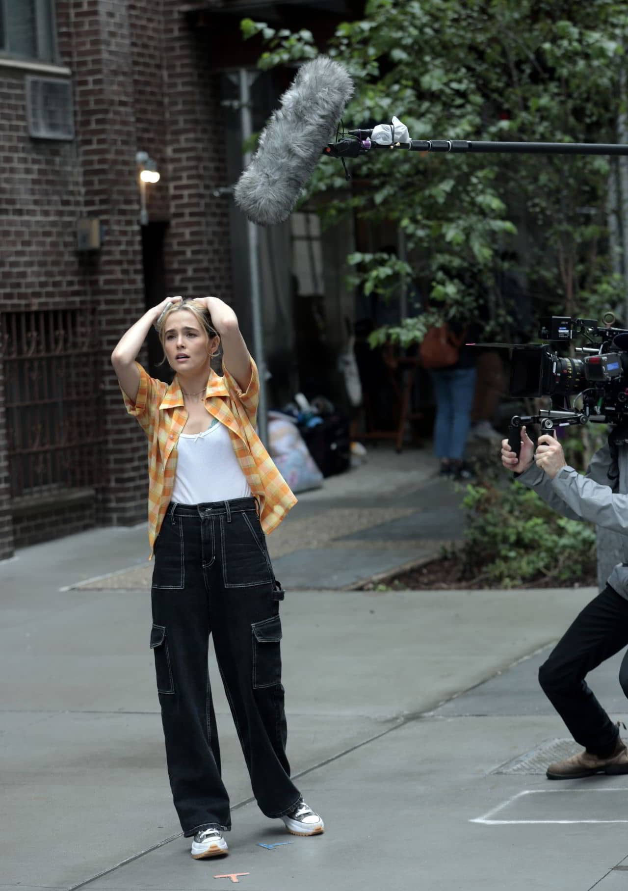 Zoey Deutch on Not Okay Filming Set in New York, September 14, 2021 - 1