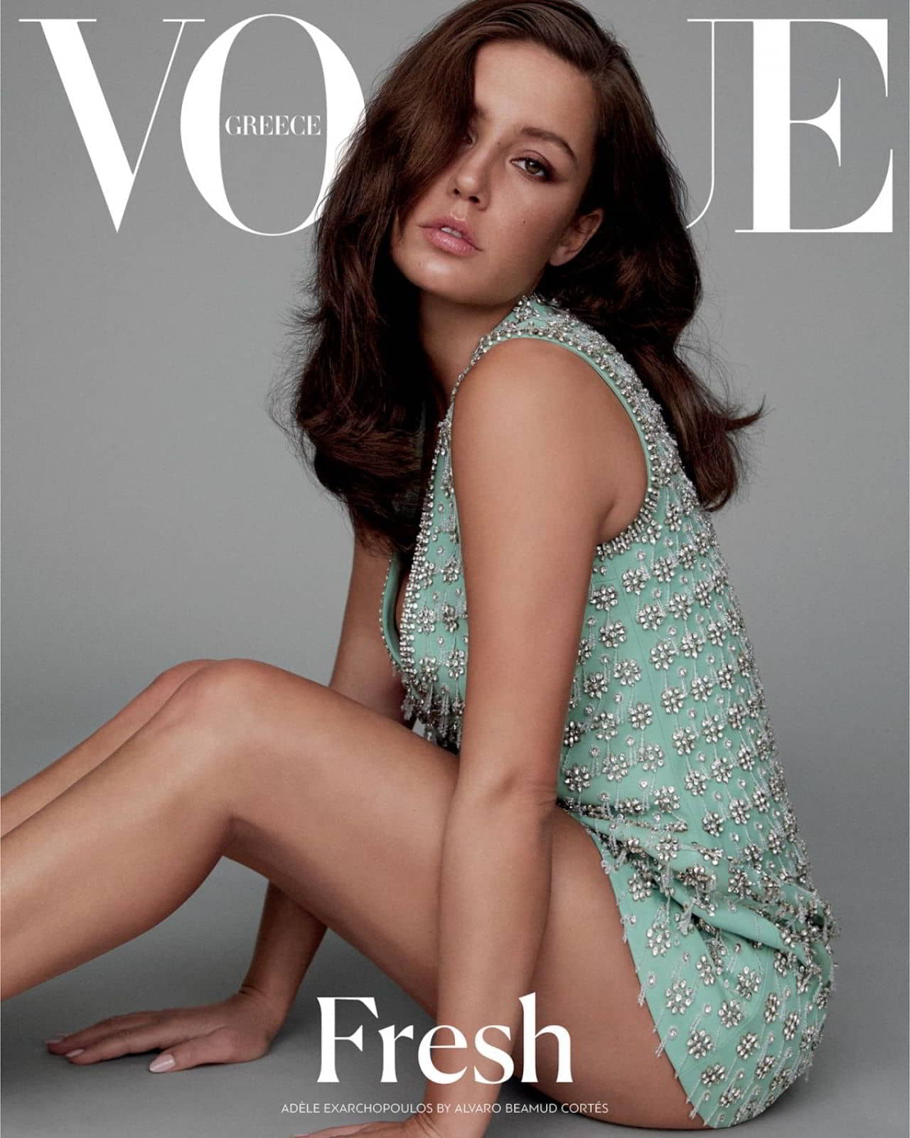 Adele Exarchopoulos in Vogue Greece March 2024 Issue - 1