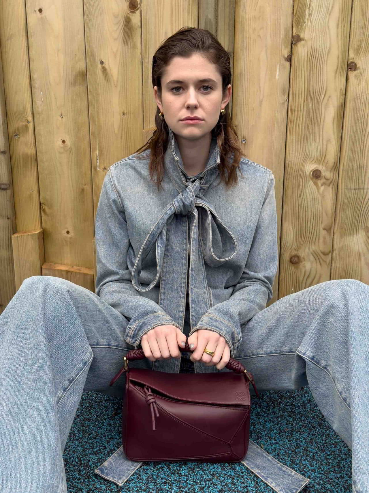 Alison Oliver in Loewe FW24 Preco Campaign 2024 - 1