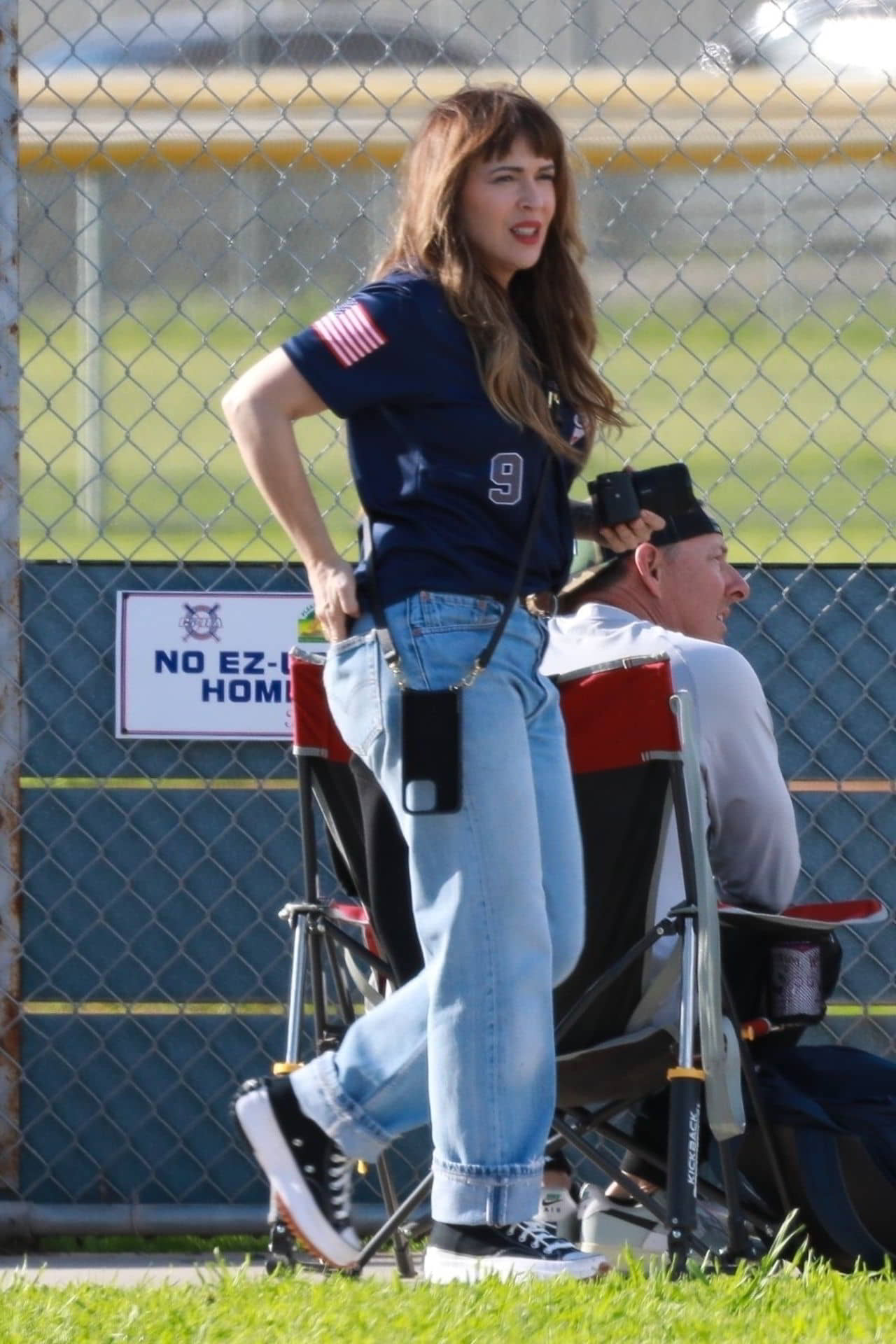 Alyssa Milano at Her Son's Baseball Game in Thousand Oaks - 1