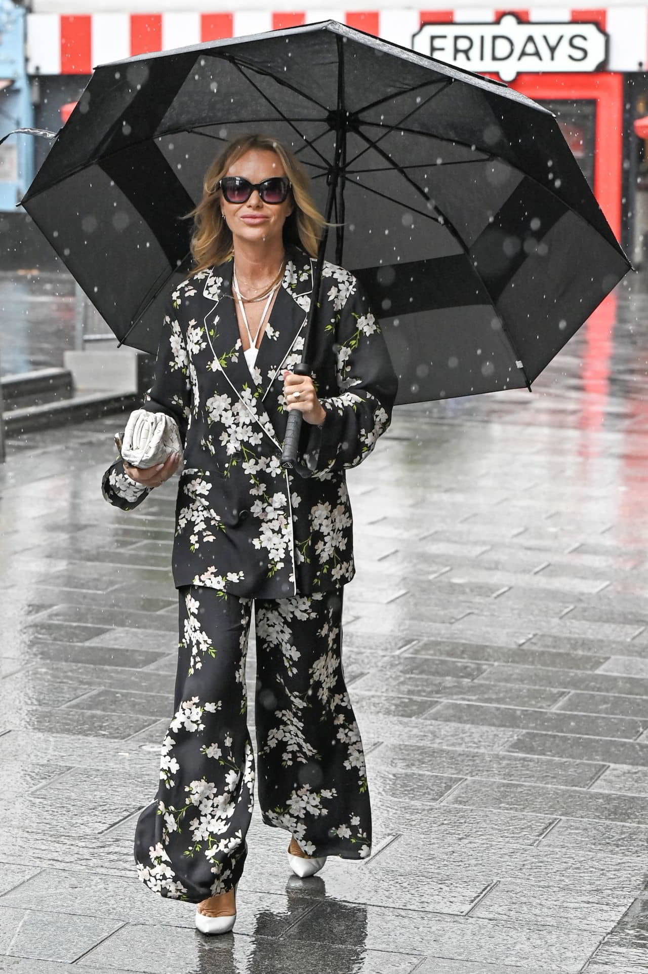 Amanda Holden Wearing Florere Outfit in London - 1