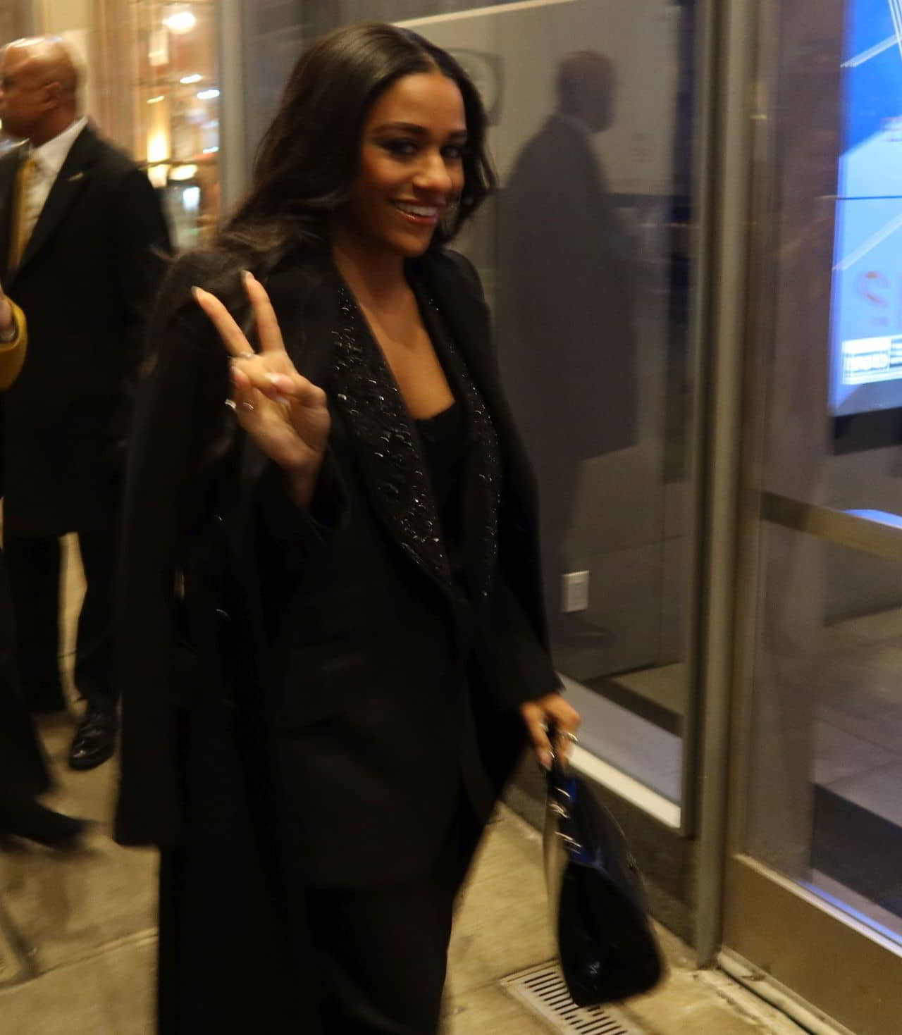 Ariana DeBose Arrives at Screening for Argylle in New York - 1