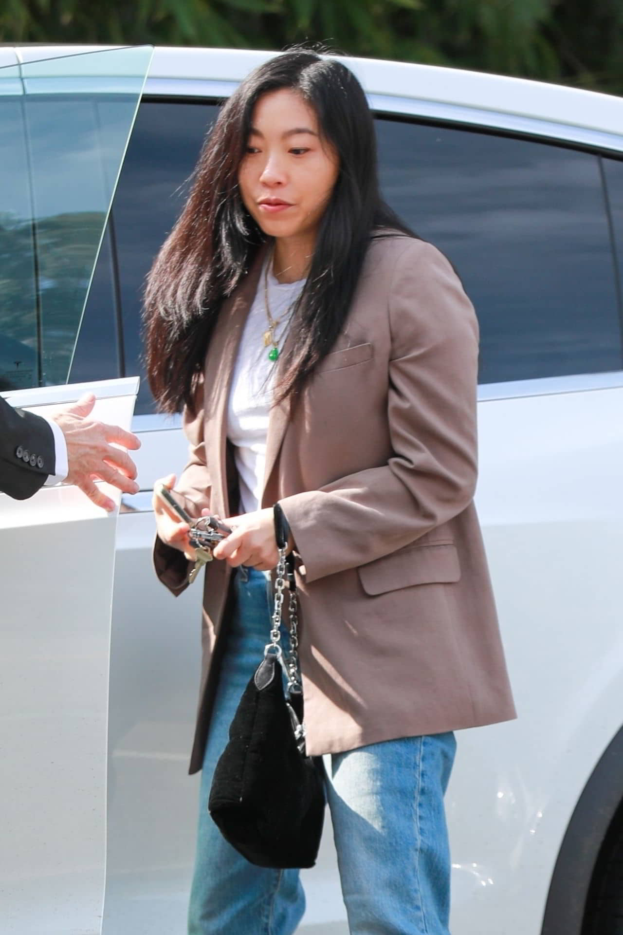 Awkwafina at San Vicente Bungalows in West Hollywood - 1