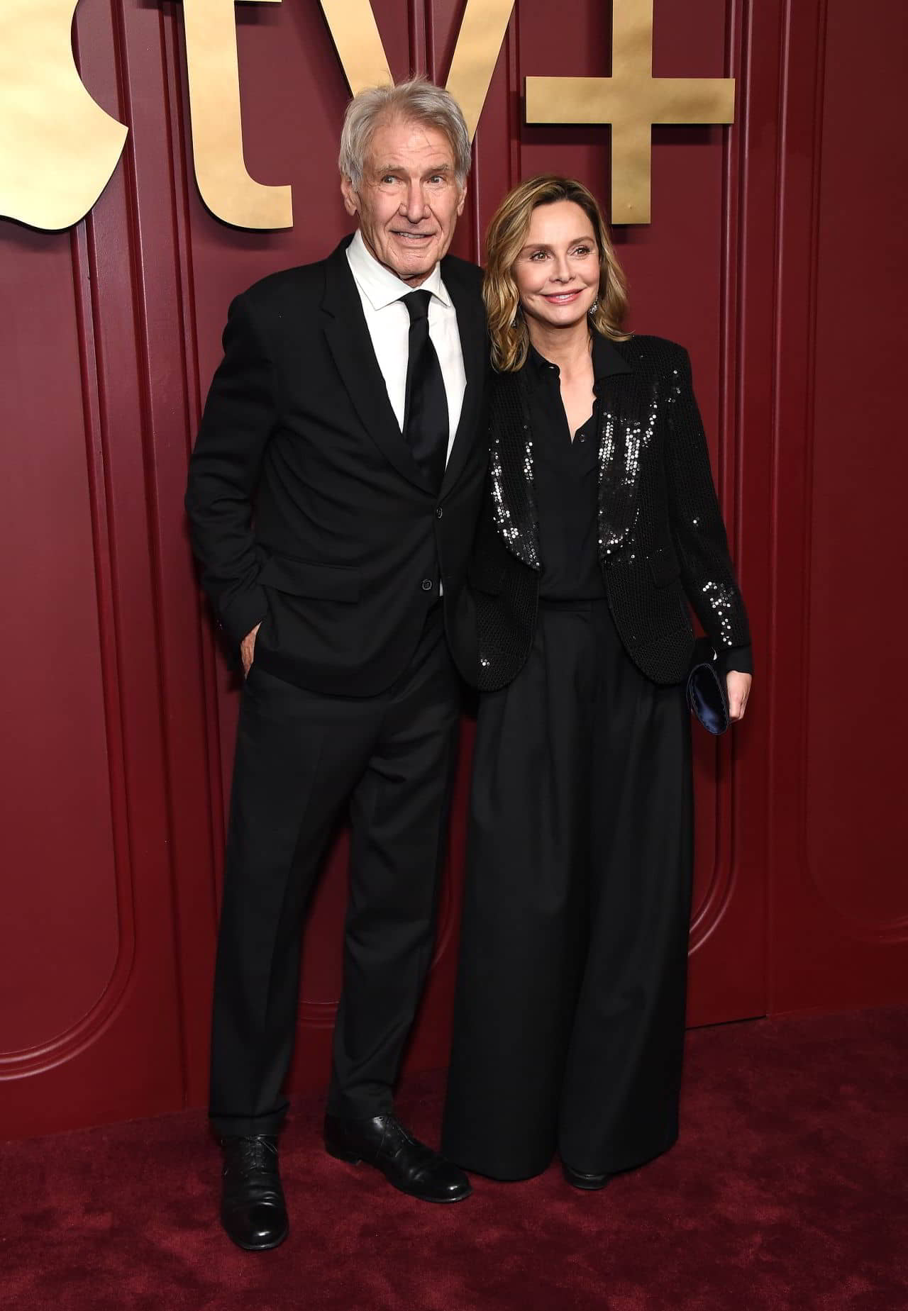 Calista Flockhart and Harrison Ford at The Walt Disney Company Emmy Awards Party in Los Angeles - 1