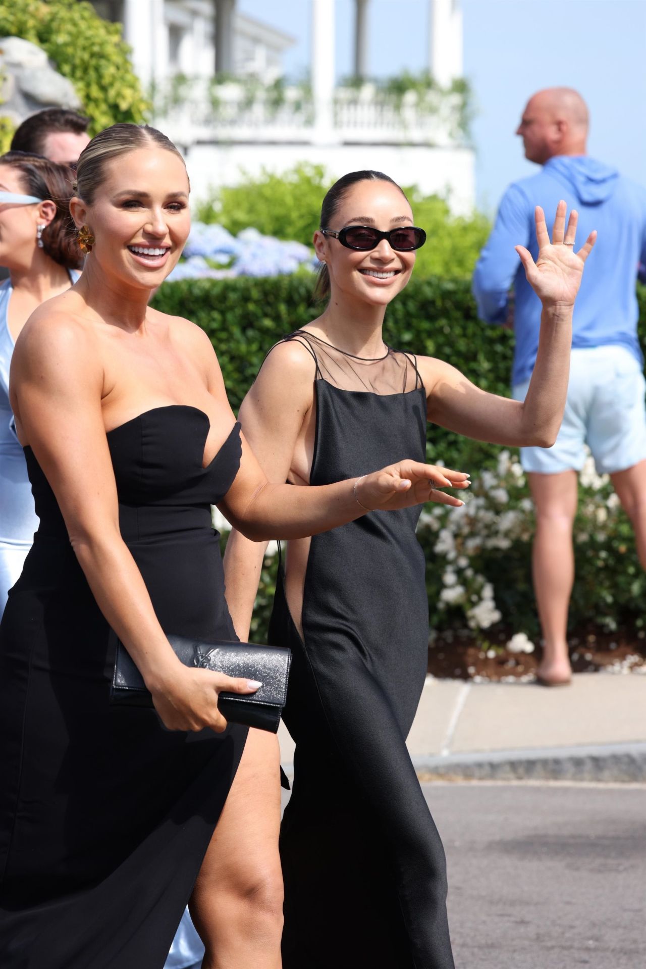 Cara Santana, Brooks Nader, and Devon Windsor at Olivia Culpo and Christian McCaffrey's Wedding June 2024 - 1