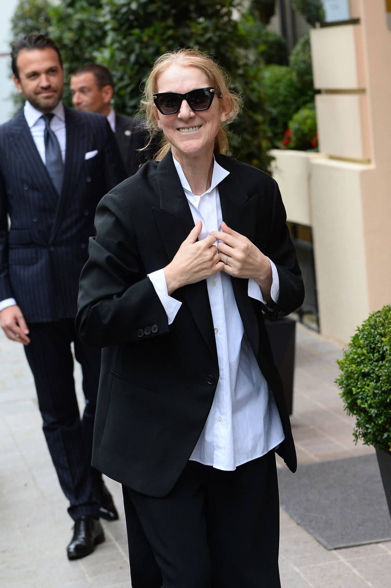 Celine Dion Arrives at The Royal Monceau Hotel in Paris July 2024 - 1