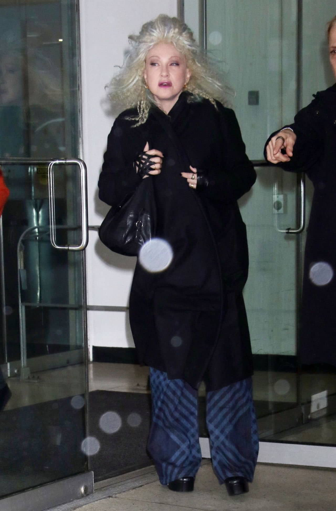 Cyndi Lauper Exits The Drew Barrymore Show in New York - April 2024 - 1