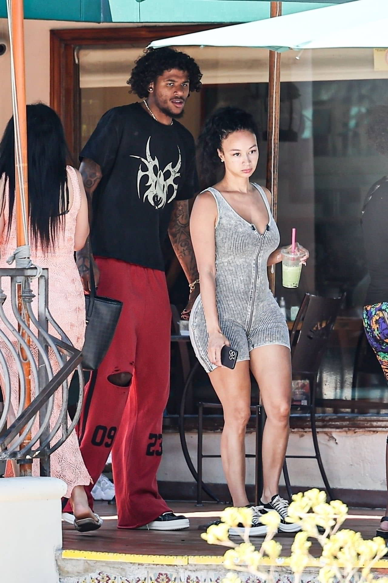 Draya Michele and Jalen Green at Urth Cafe in Los Angeles - July 2024 - 1