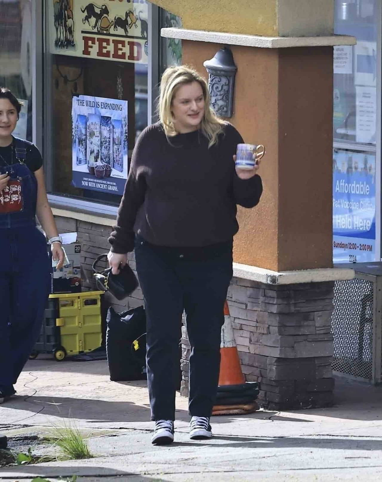 Elisabeth Moss on the Set of 'Shell' in Los Angeles - 1