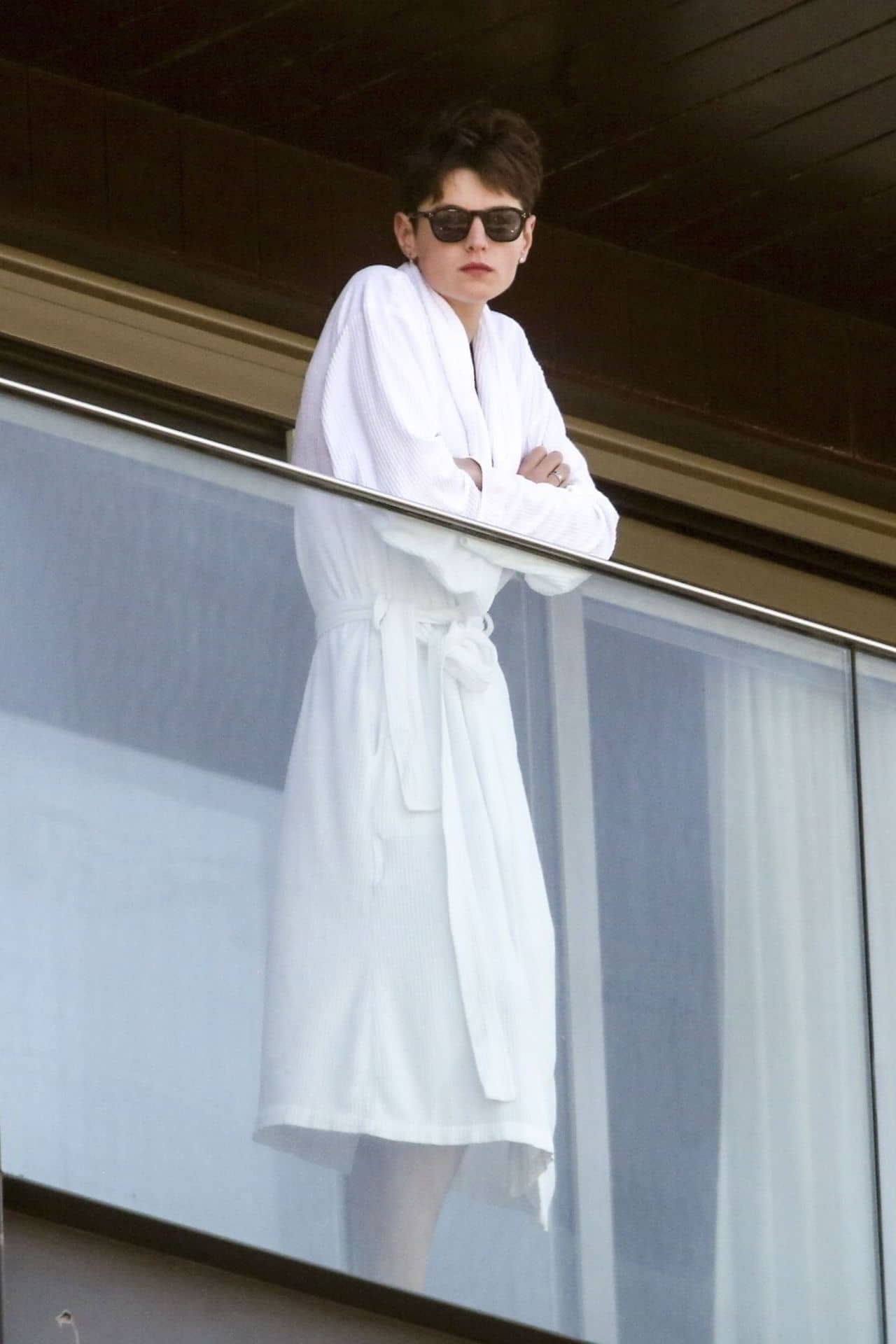 Emma Corrin at Hotel Fasano in Rio de Janeiro - 1