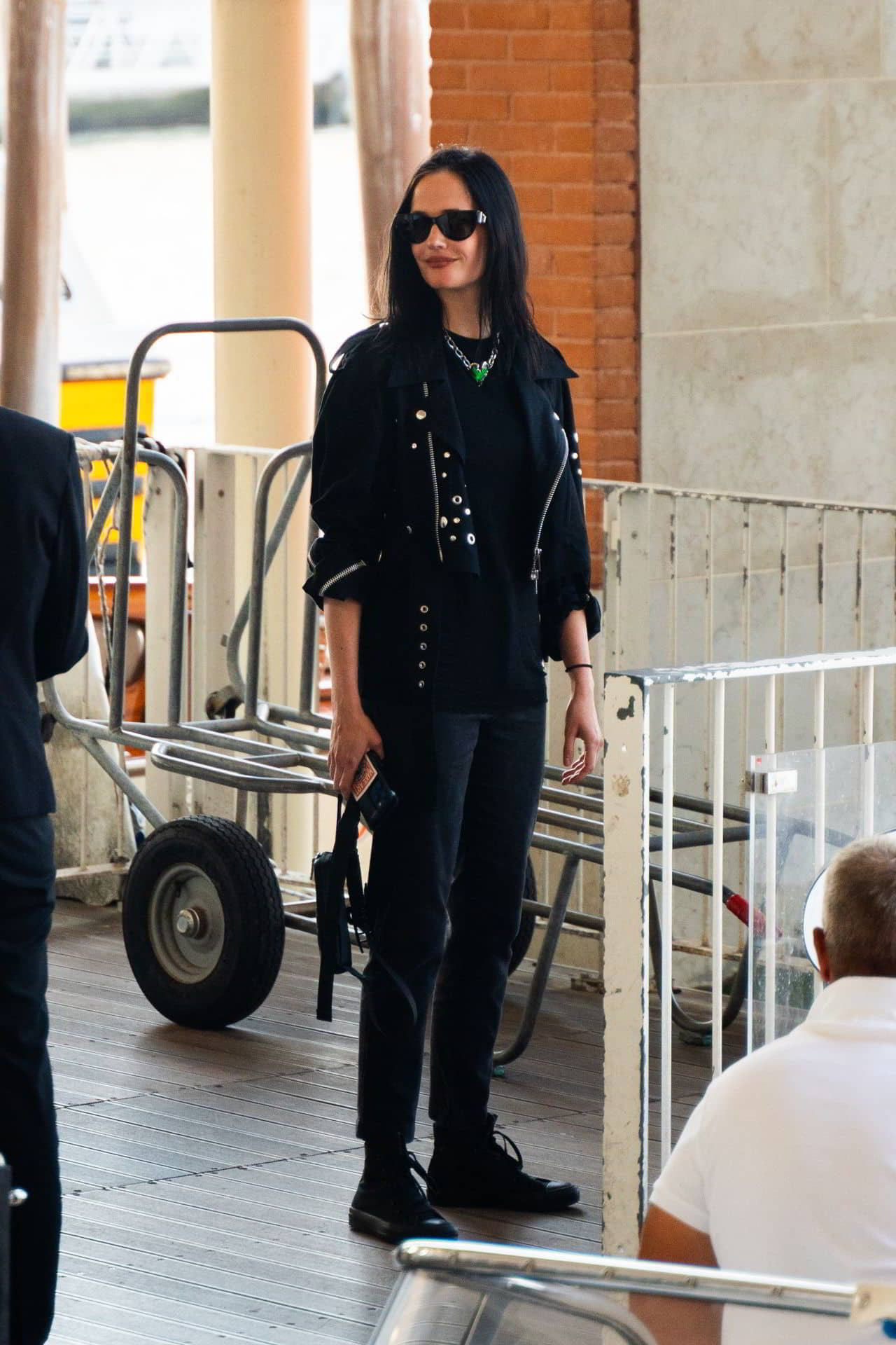 Eva Green Arrives at the Venice Airport - 1