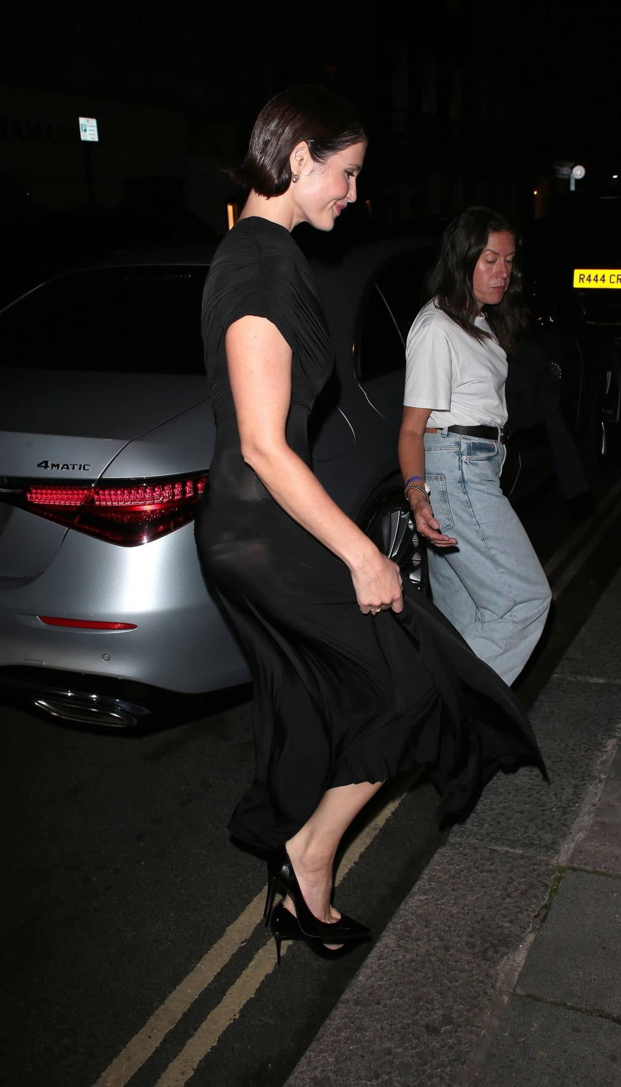 Gemma Arterton a Vision in Black at The Critic Premiere - 1