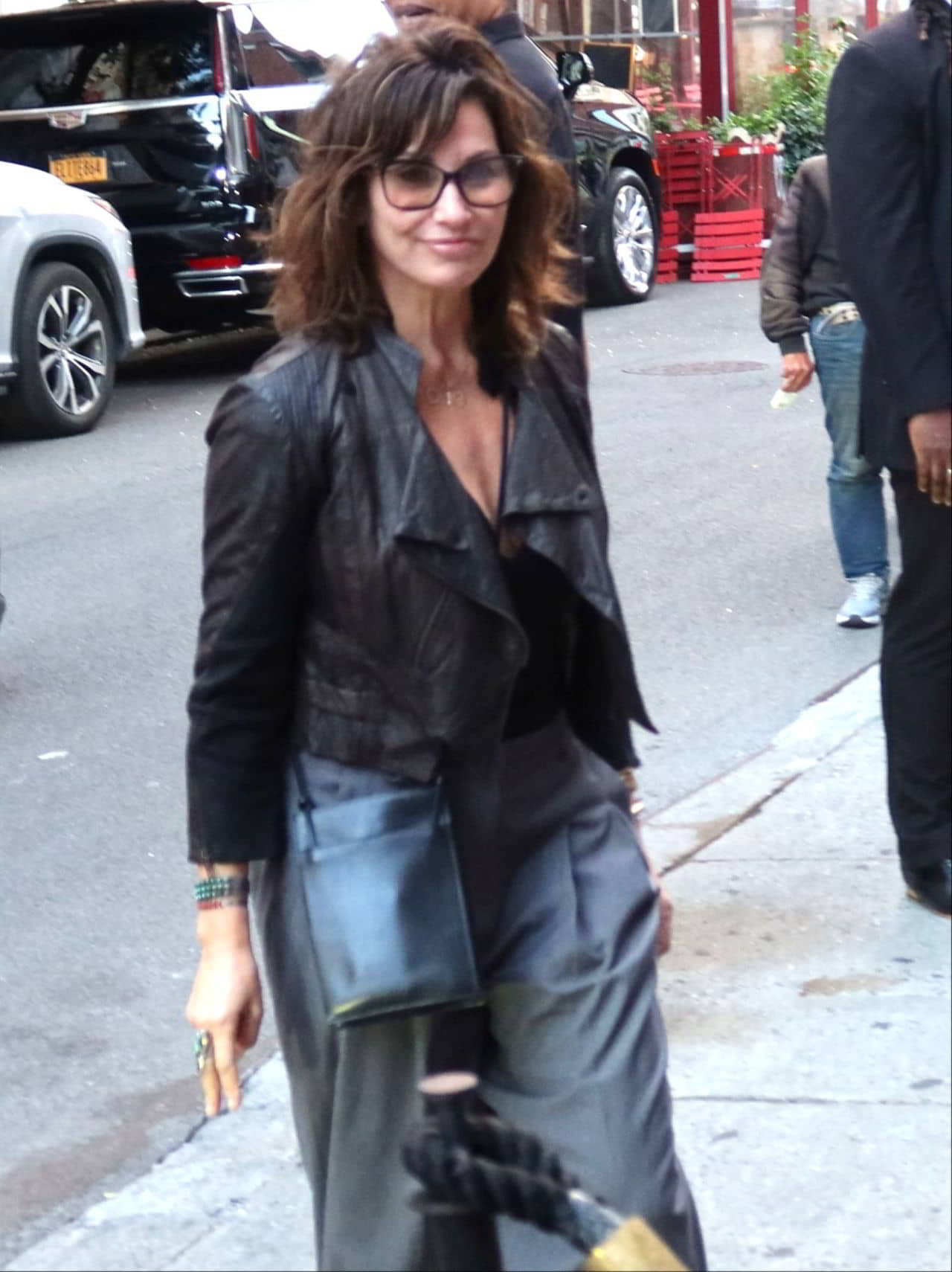 Gina Gershon on the Lower East Side in New York - 1