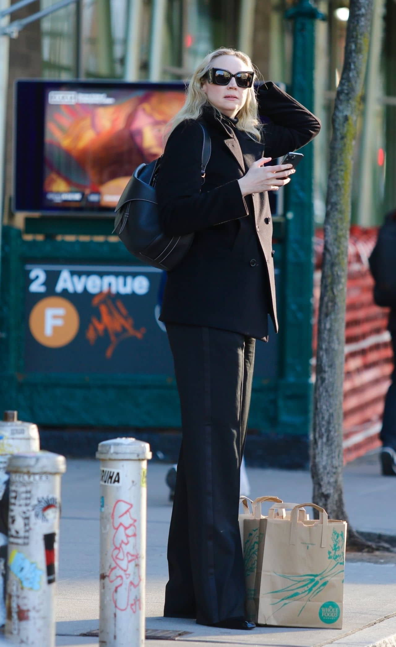 Gwendoline Christie in a Chic Black Outfit in New York - 1