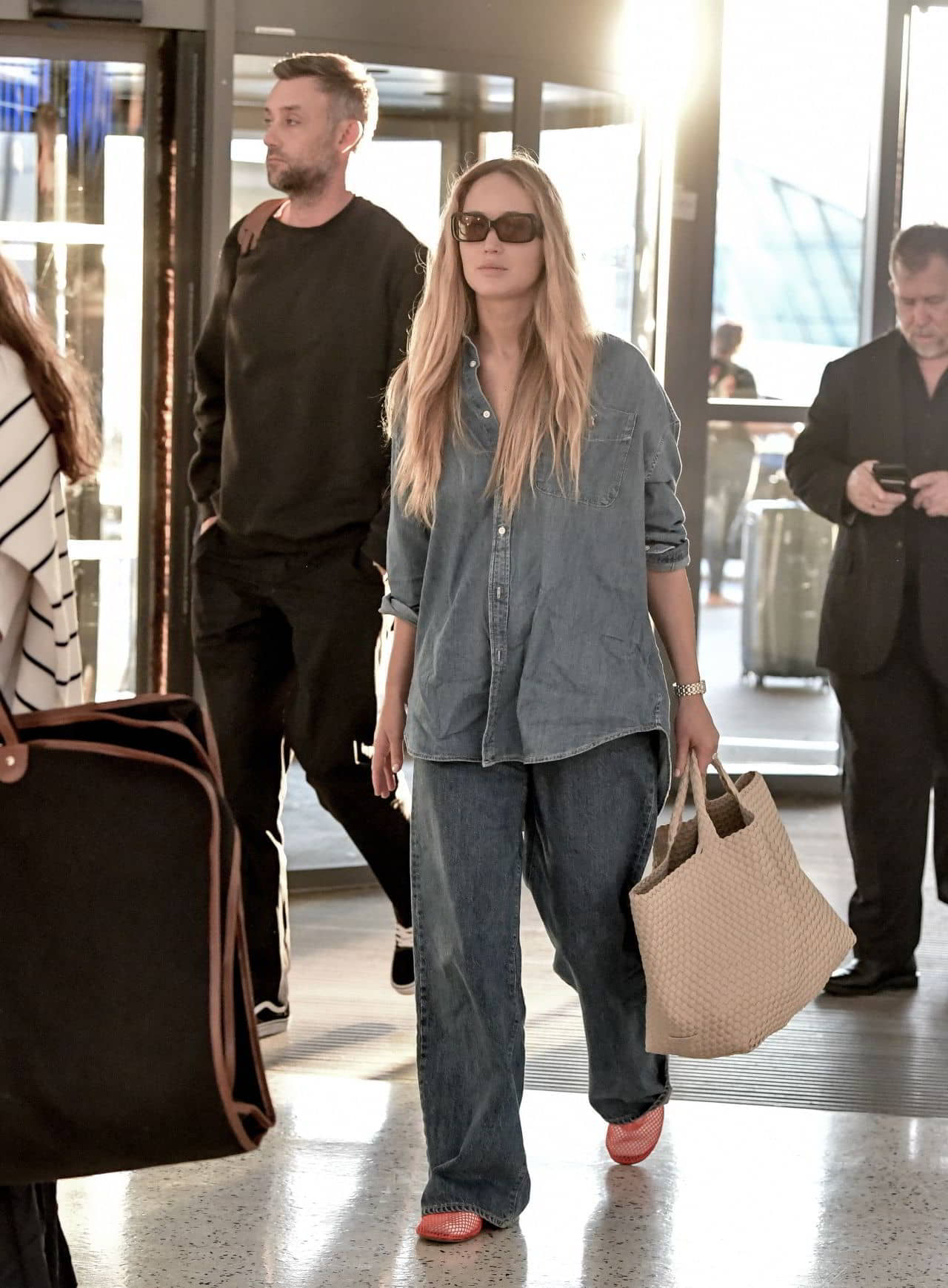 Jennifer Lawrence at JFK Airport in New York - 1