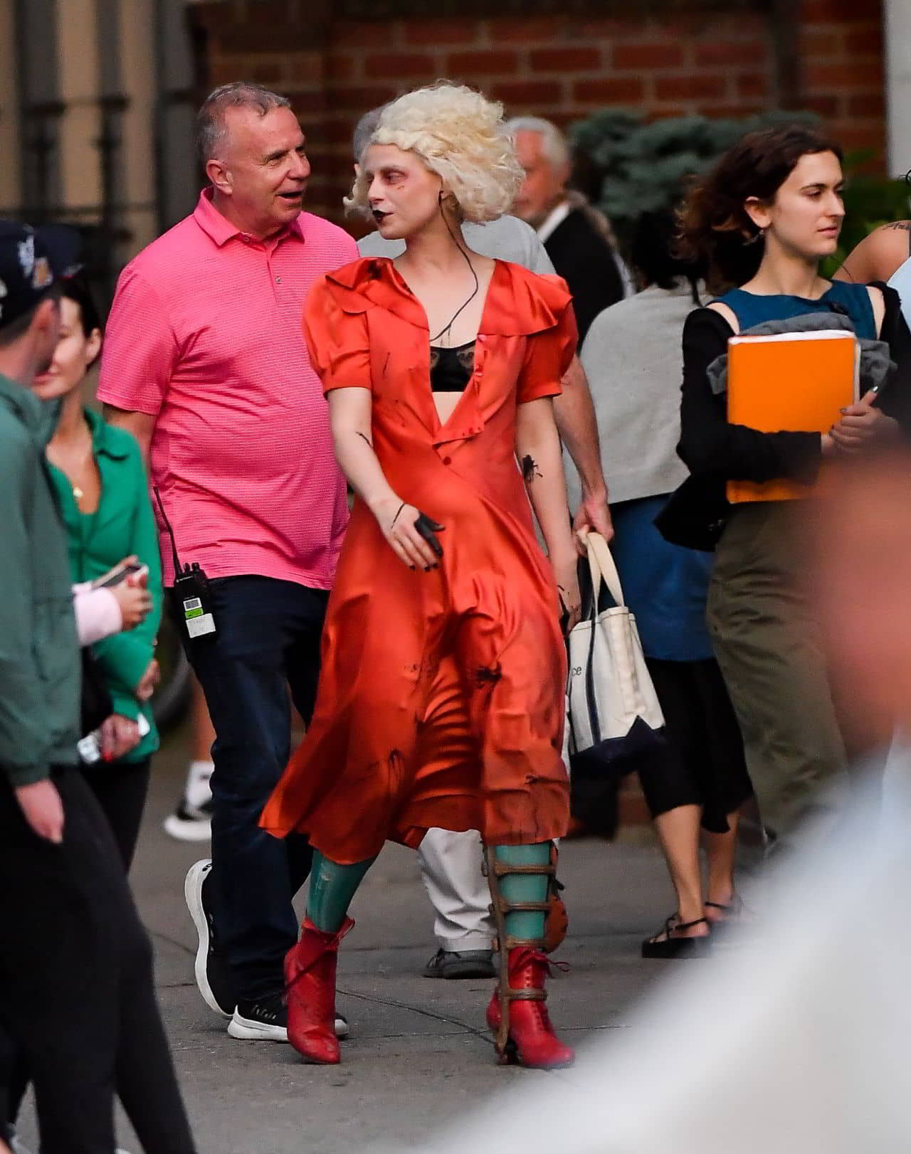 Jessie Buckley on The Bride of Frankenstein Set in New York - 1