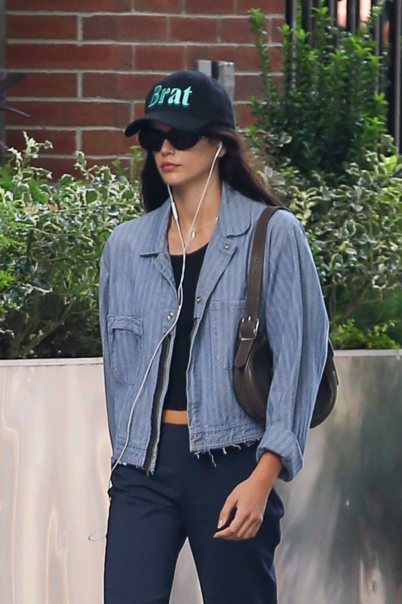 Kaia Gerber Rocks a Brat Hat in New York - 1