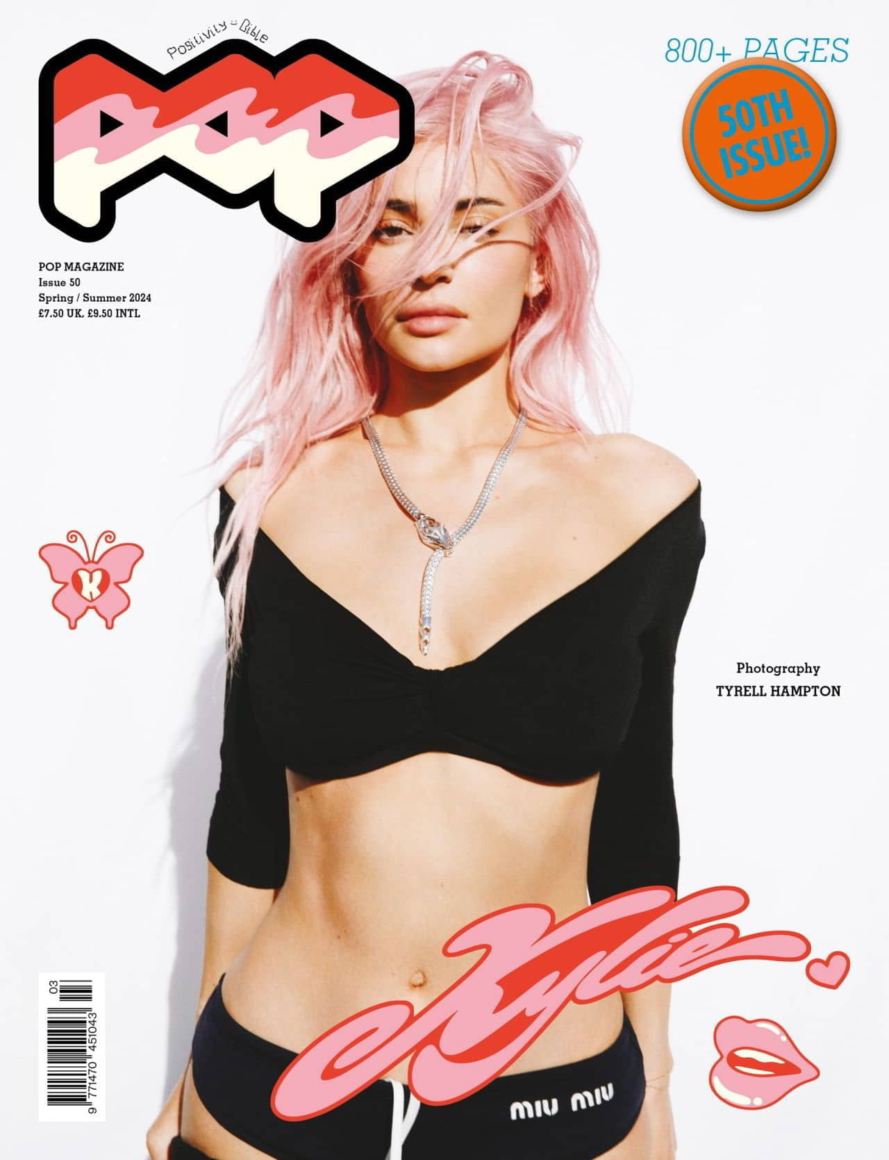 Kylie Jenner on Pop Magazine Issue 50 - 1