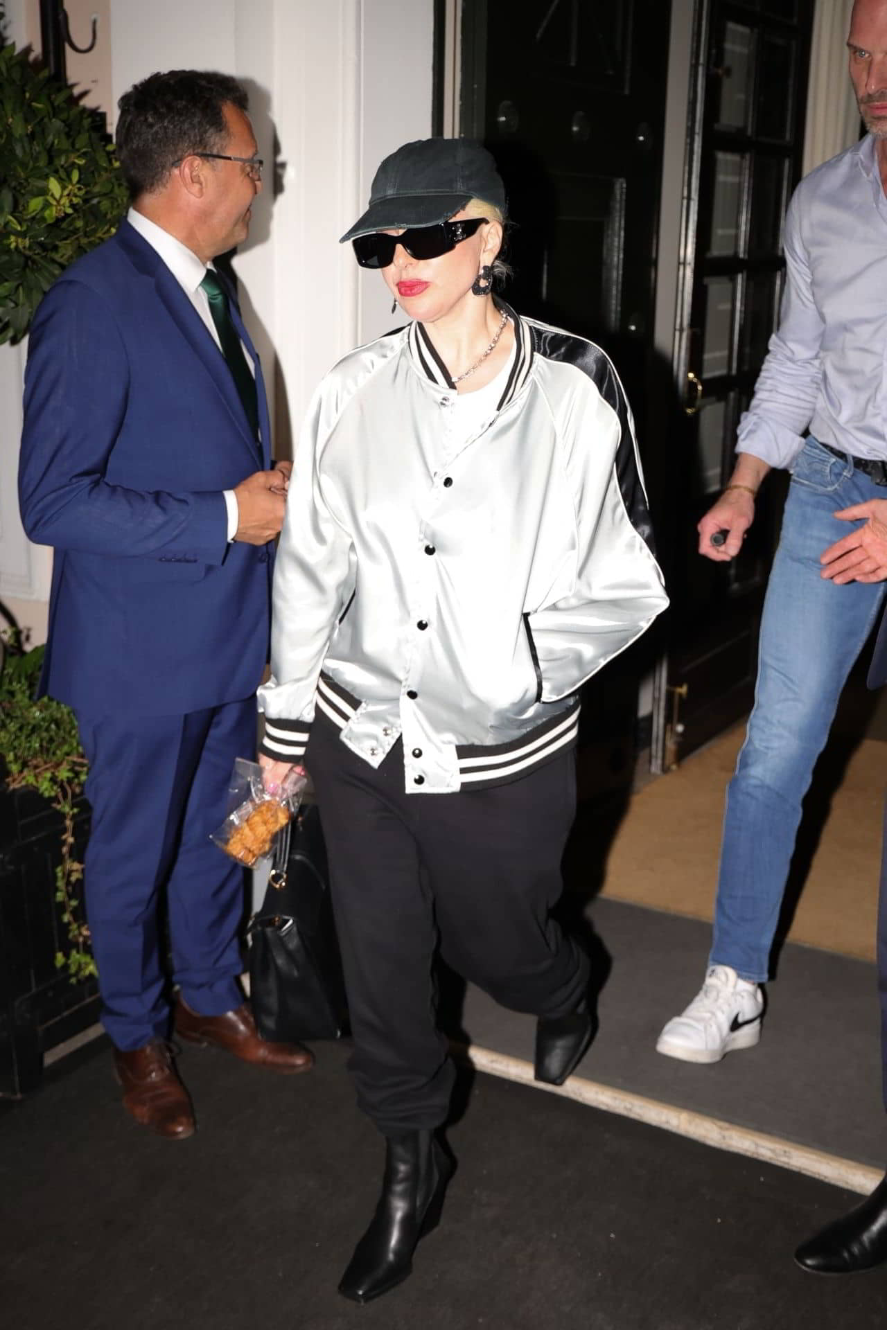 Lady GagaтАЩs Parisian Night Out - Sporty Chic Meets Haute Couture - 1