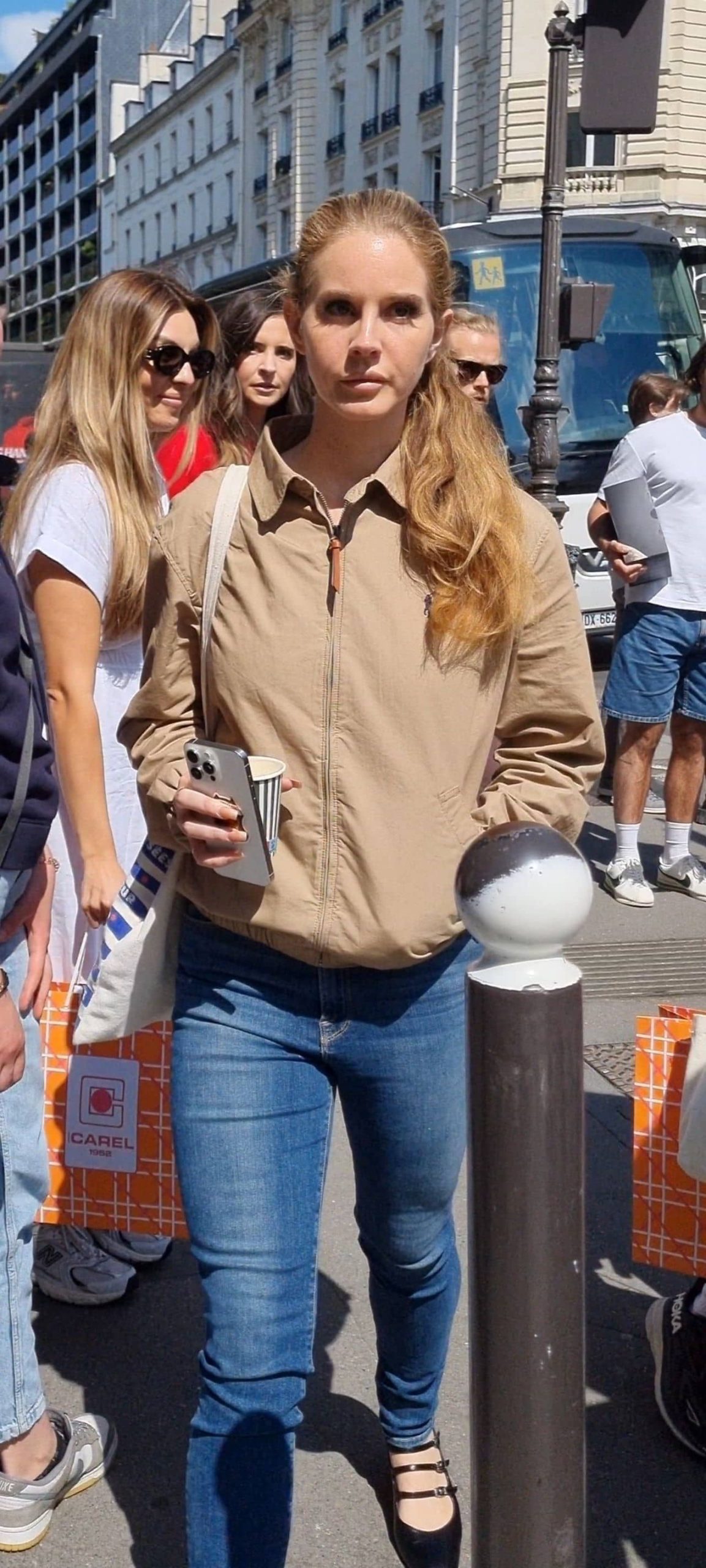 Lana Del Rey Strolls Through Paris - 1