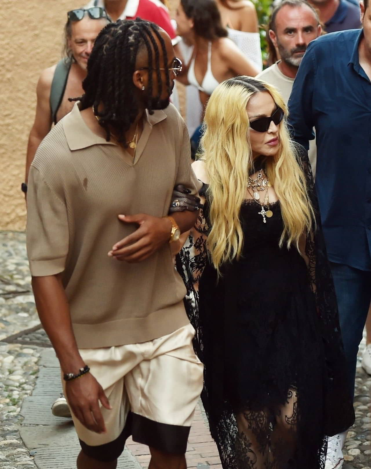 Madonna's Ageless Style - Italian Romance with Younger Beau Akeem Morris - 1