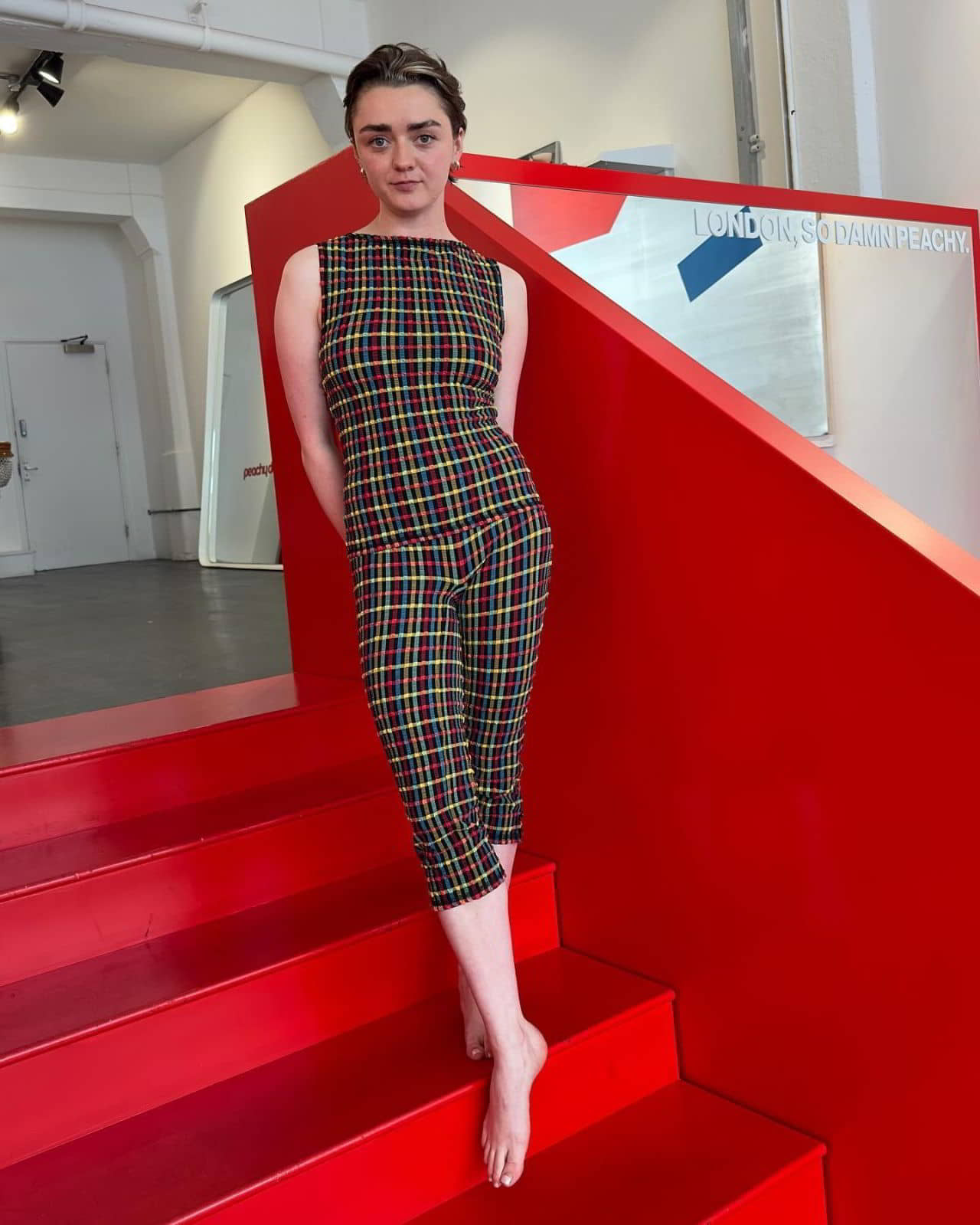 Maisie Williams's Peachy Den Campaign - July 2024 - 1