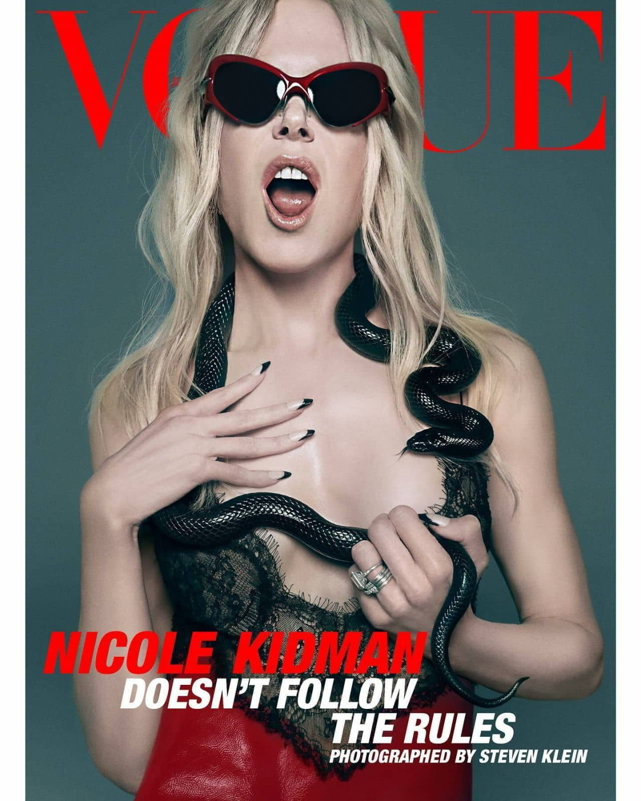 Nicole Kidman on Vogue Australia February 2024 Cover - 1