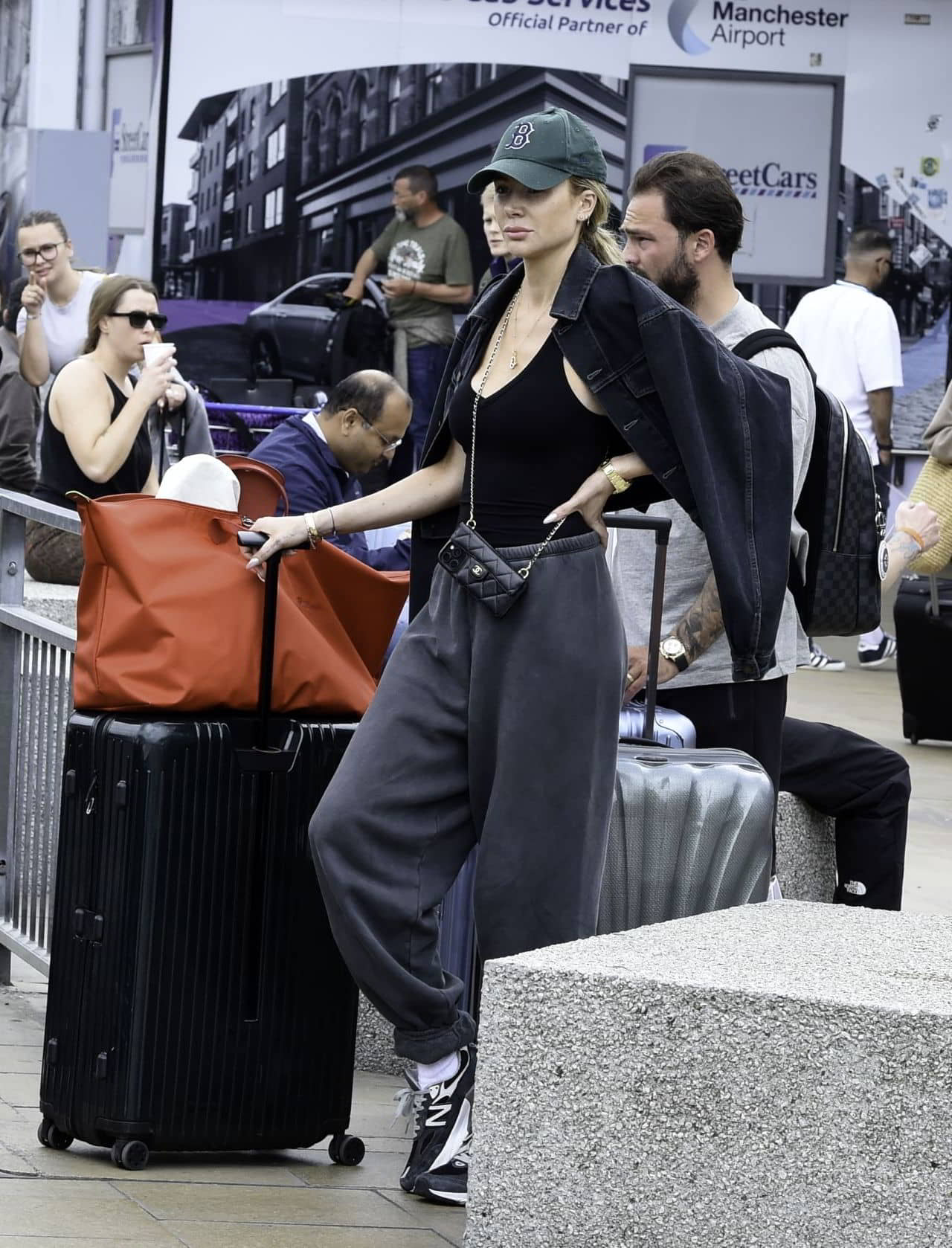 Olivia Attwood Arriving into Manchester Airport - June 25, 2024 - 1