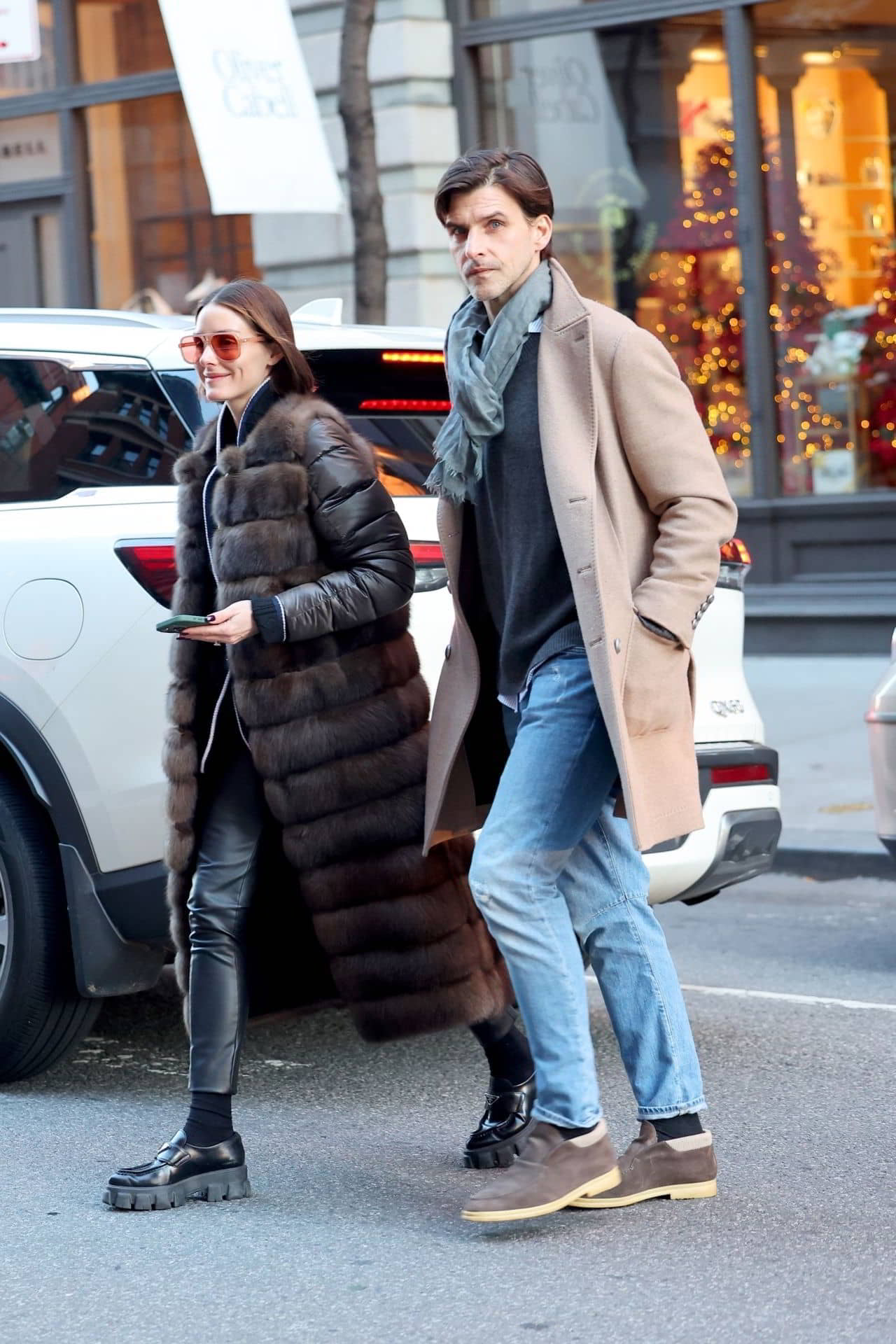 Olivia Palermo and Johannes Huebl Out in Soho - January 4, 2024 - 1