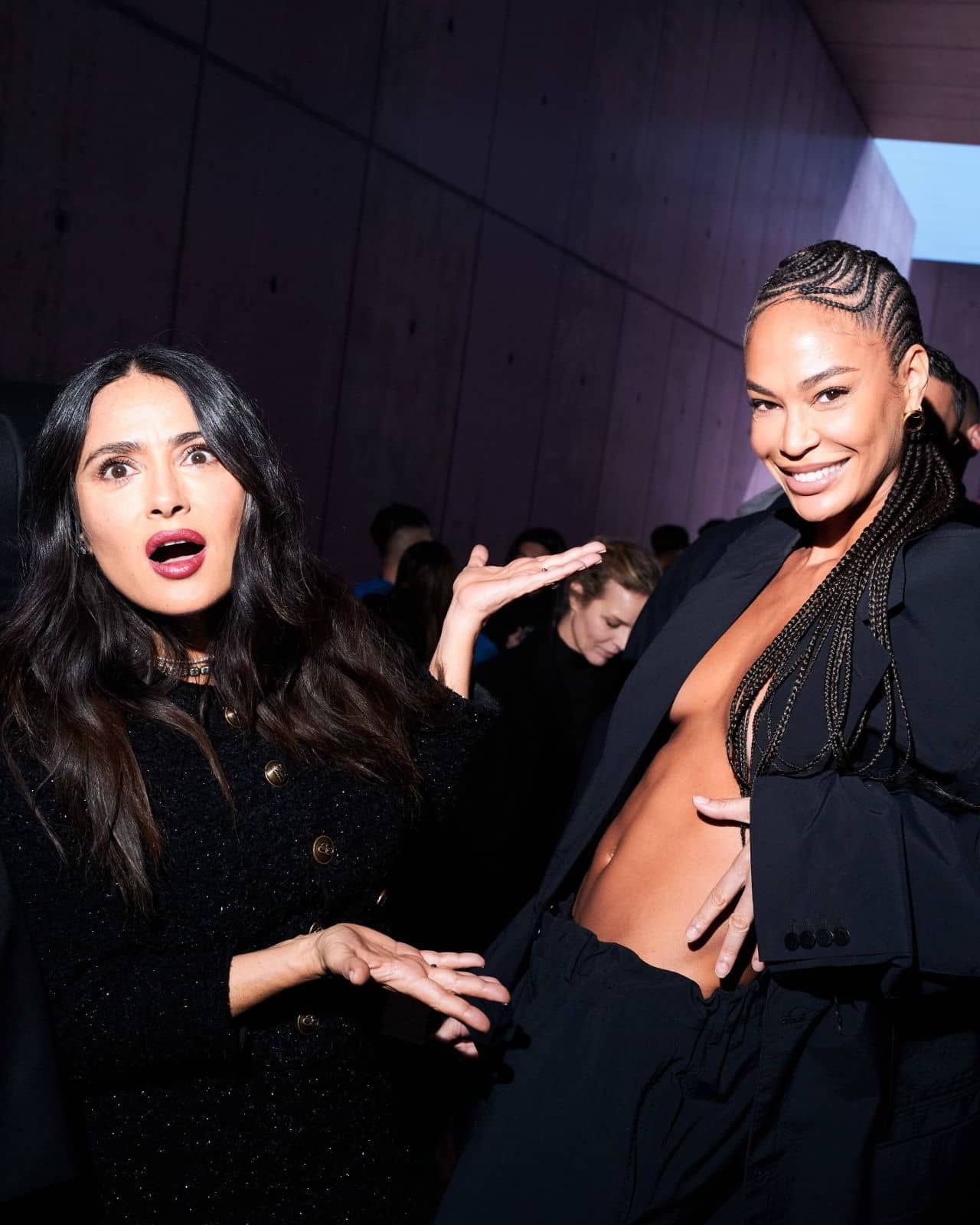 Salma Hayek at Balenciaga Show During Paris Fashion Week - March 3, 2024 - 1