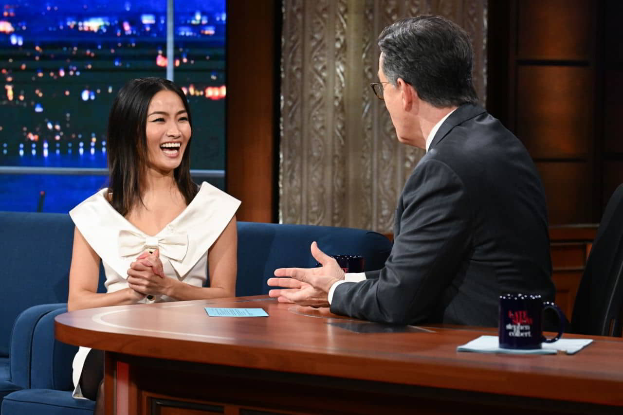 Anna Sawai on The Late Show with Stephen Colbert in NYC - 1