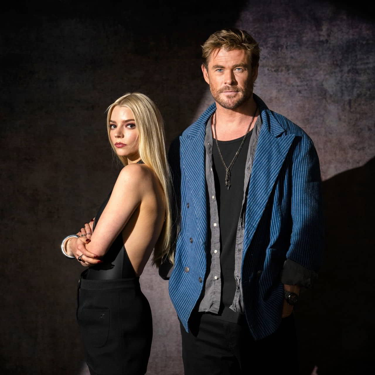 Anya Taylor-Joy and Chris Hemsworth Photoshoot for USA Today - 1