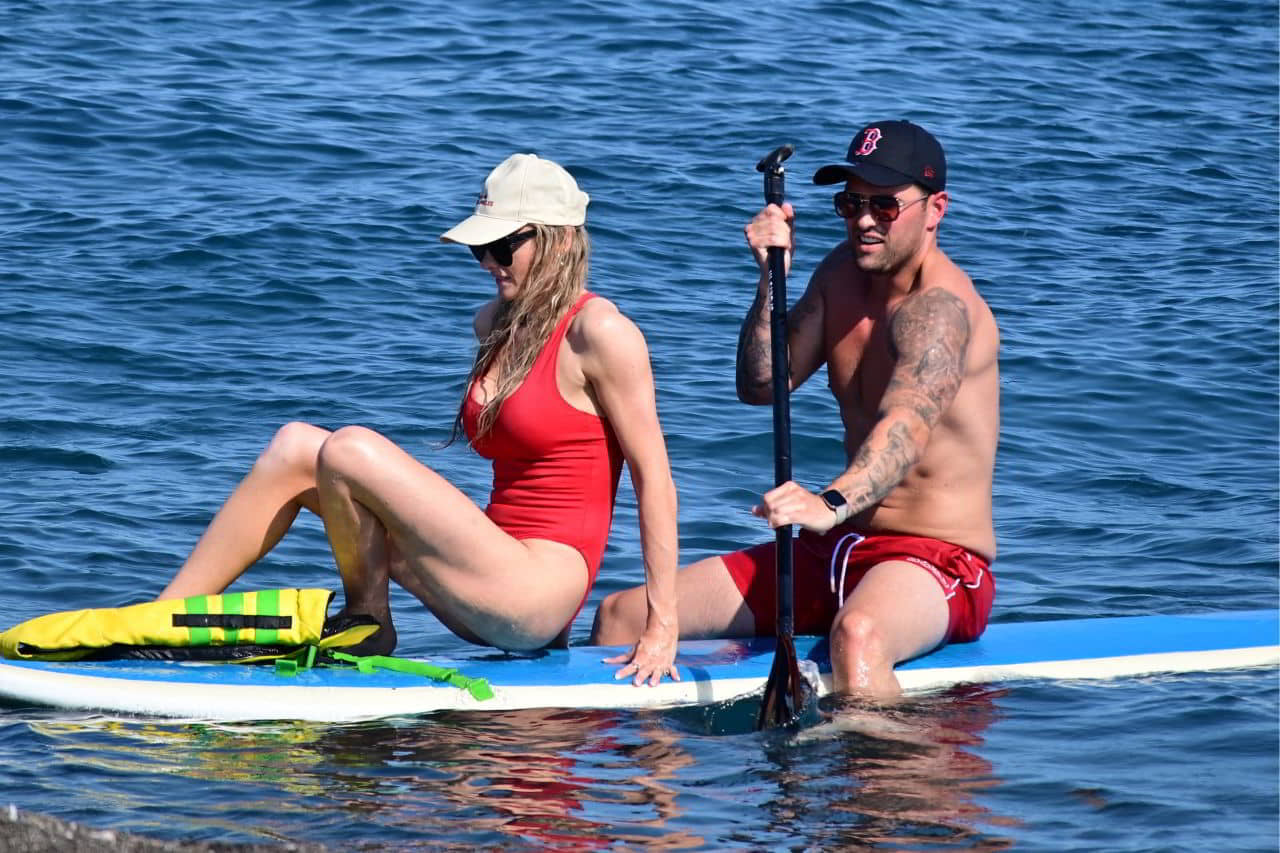 Katie McGlynn in a Swimsuit on a Beach in Greece - 1