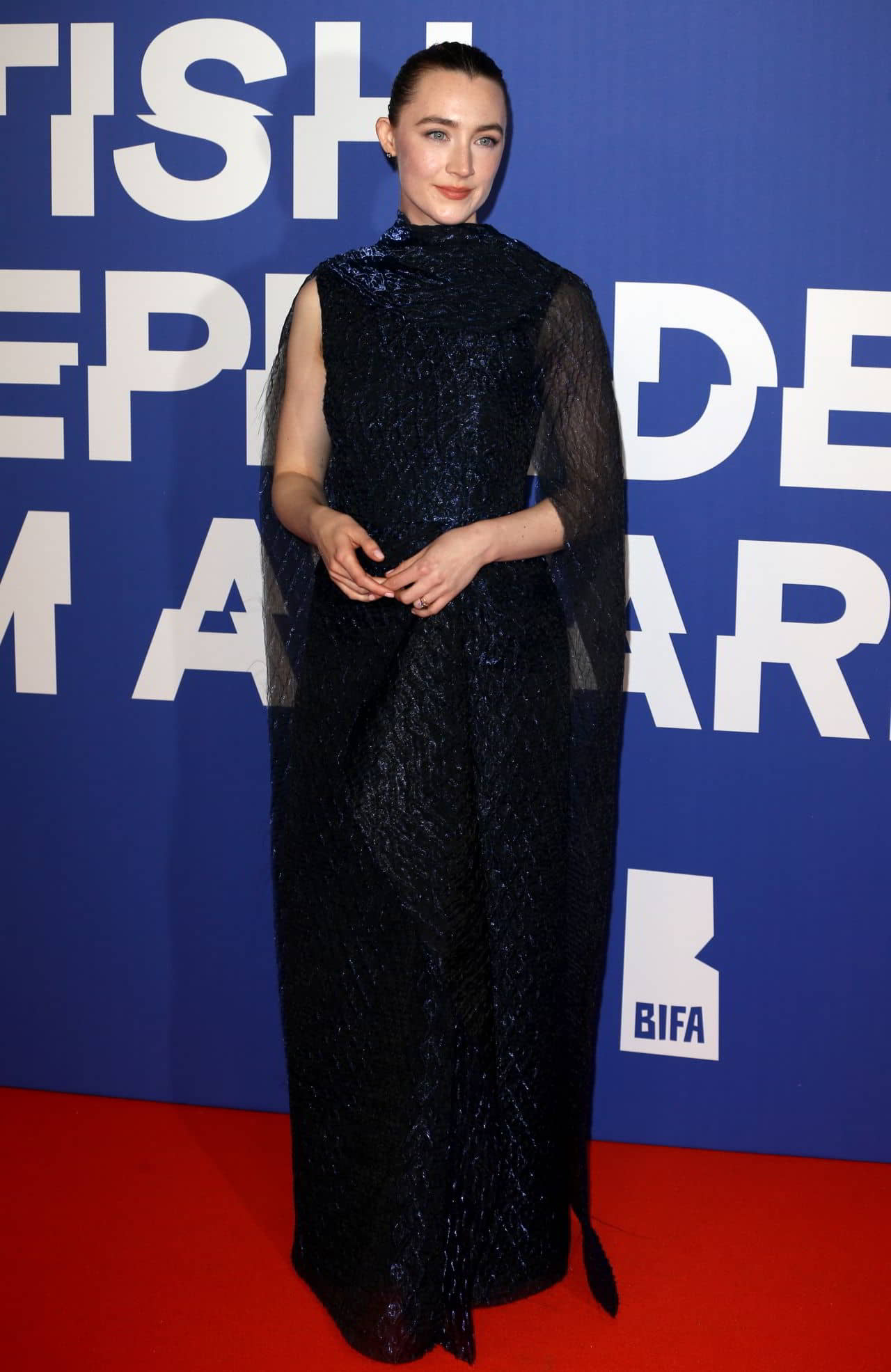 Saoirse Ronan In Ethereal Sapphire Erdem Gown At British Independent Film Awards 03