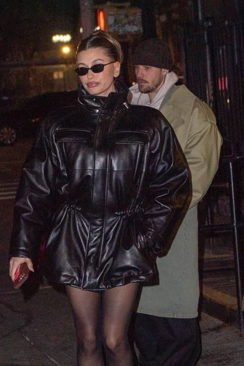 Hailey and Justin Biebers Nyc Date Night Style 2