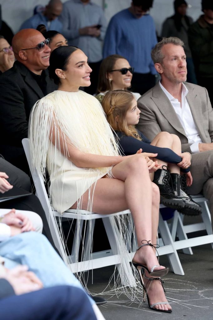 Gal gadot exudes timeless elegance in sleek saint laurent at walk of fame 07