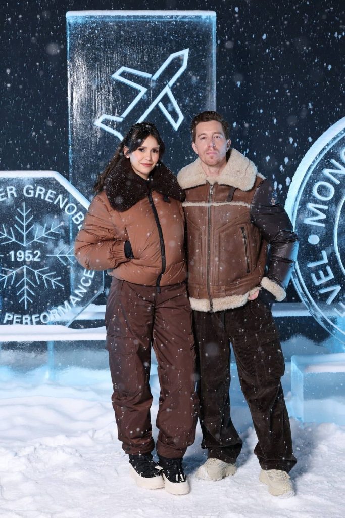 Nina dobrev channels luxe alpine glamour in moncler at grenoble 2025 2